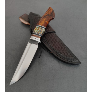 ПИЛЬНИЙ ніж ручної роботи майстра MV Knify, сталь N690, 61 HRC. Photo 3